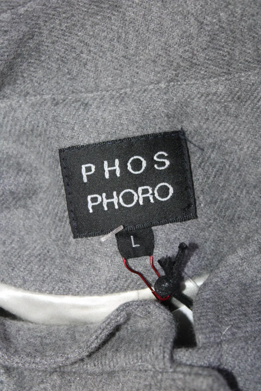 Phos Phoro Womens Cropped Jacket  Grey Marle