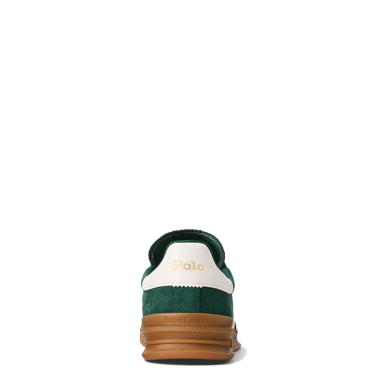 Polo Ralph Lauren Heritage Aera Suede Trainer Forest / Off White