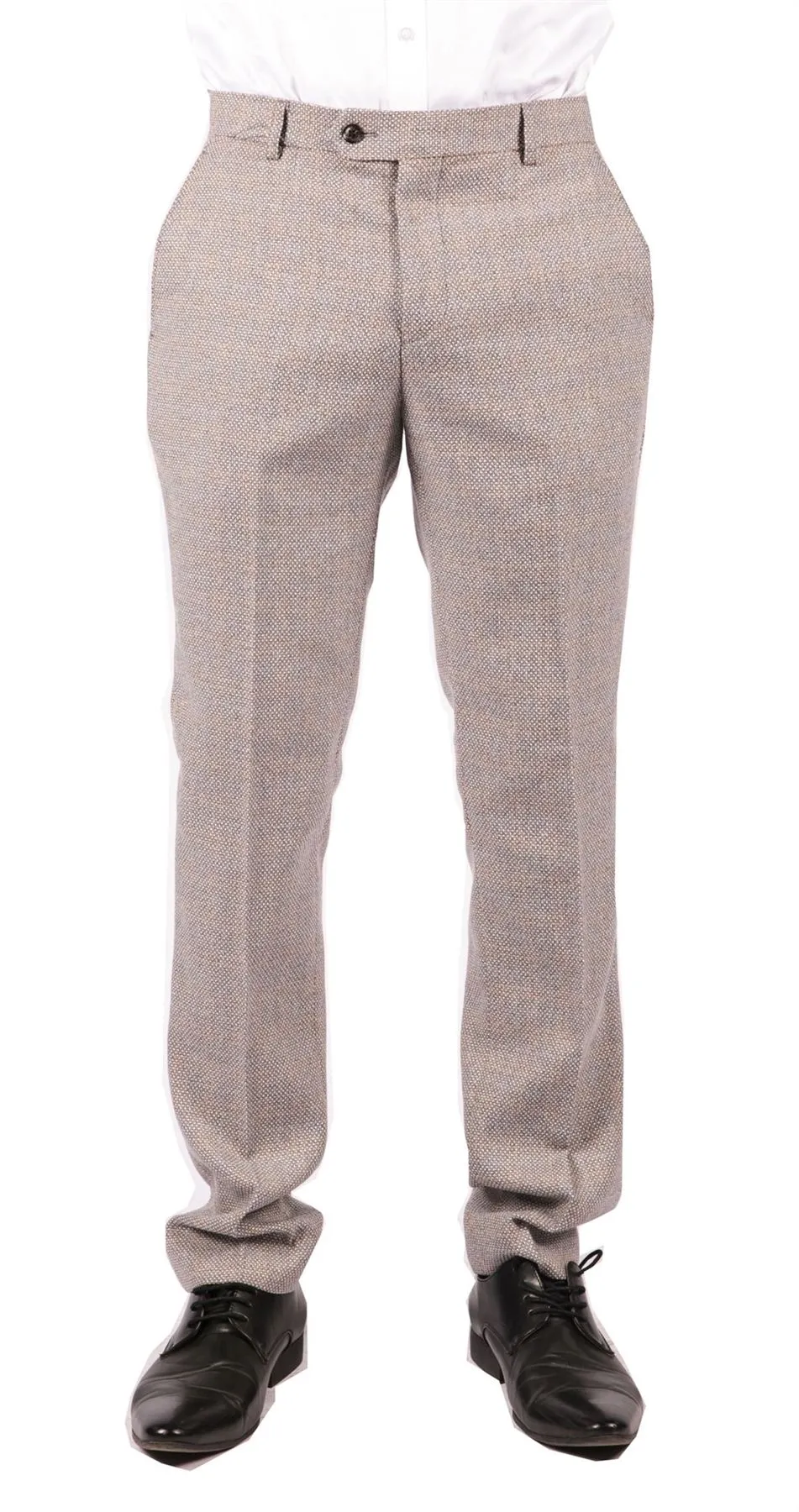 Ralph Tweed Check Vintage Trousers