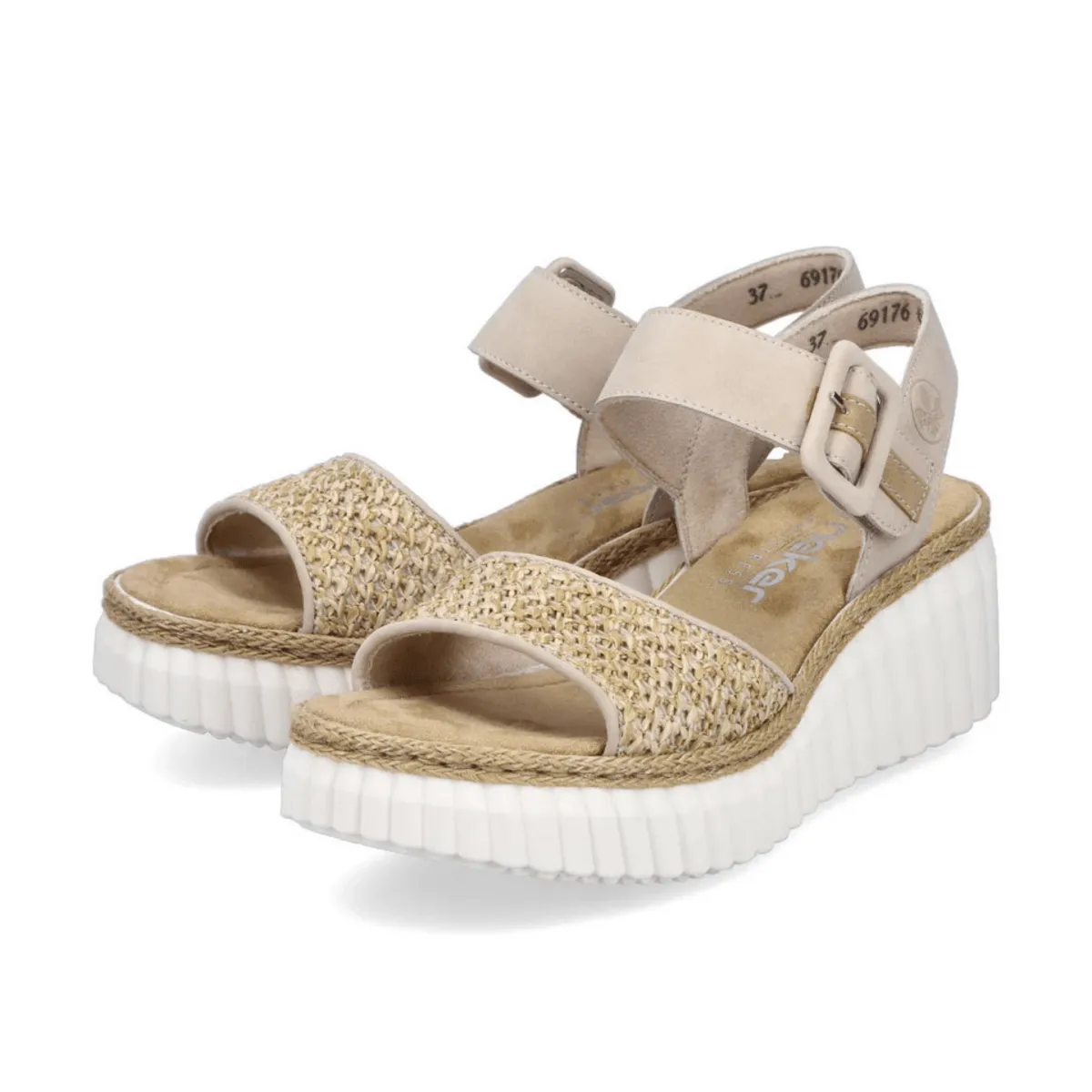 Rieker Women's 69176-62 Rose Ginger/Sand