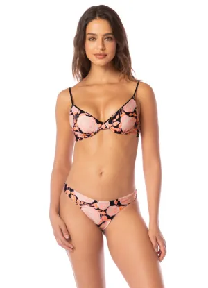 Rose Petals Dainty Underwire Bikini Top