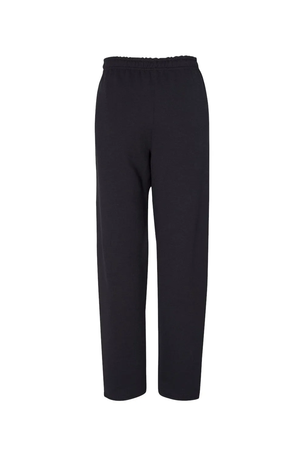 Russell Athletic Mens Dri Power Moisture Wicking Open Bottom Sweatpants w/ Pockets - Black
