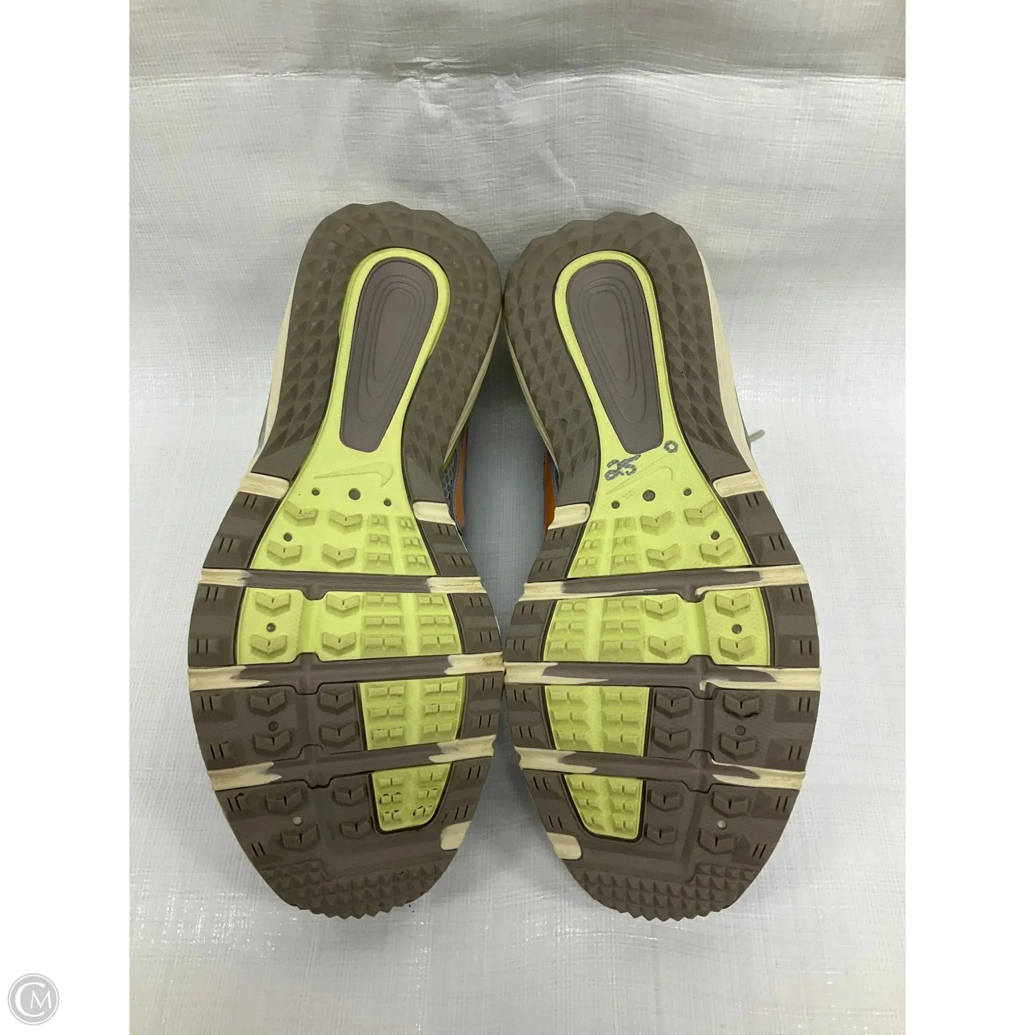 Shoes Athletic By Nike In Green & Yellow, Size: 11 nike