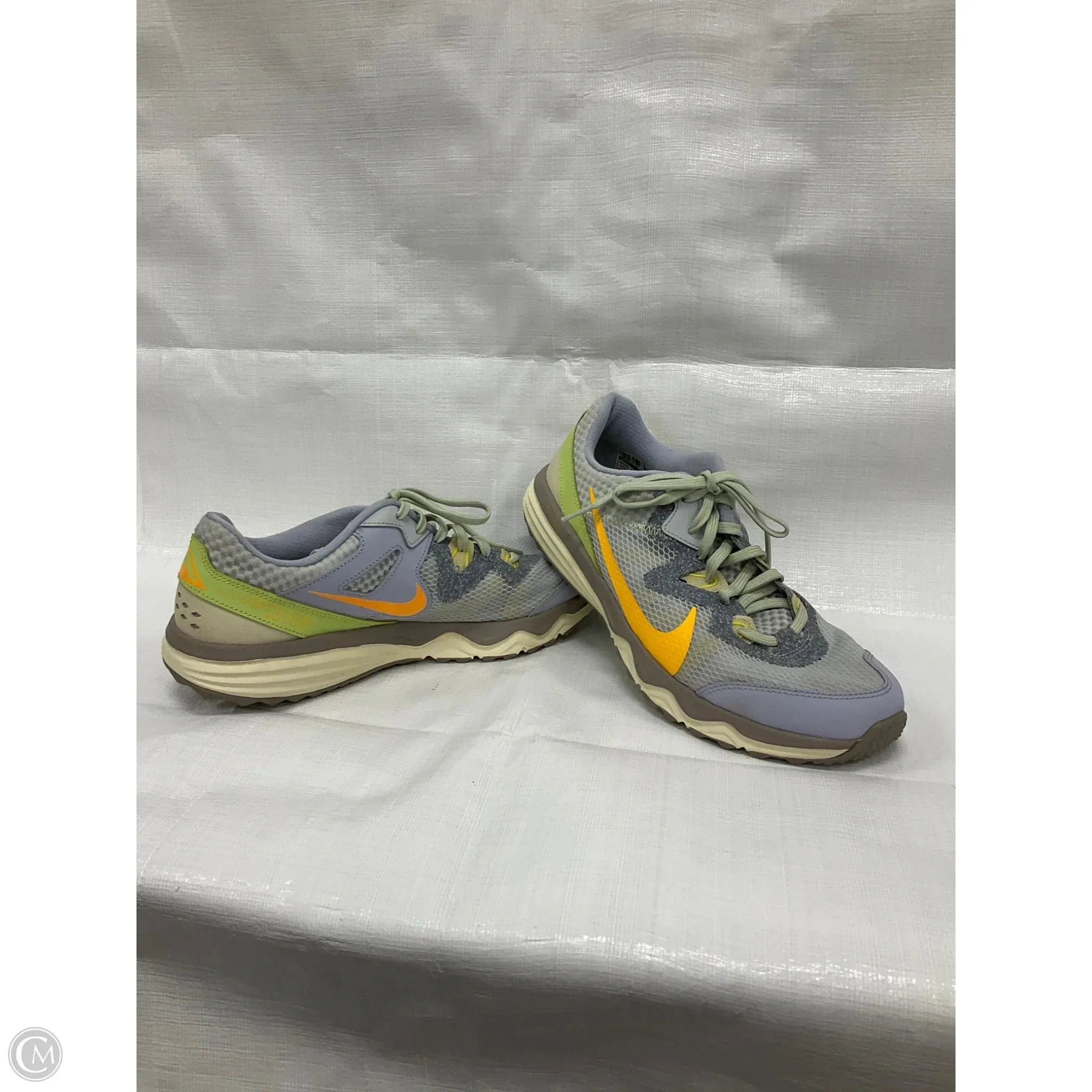 Shoes Athletic By Nike In Green & Yellow, Size: 11 nike