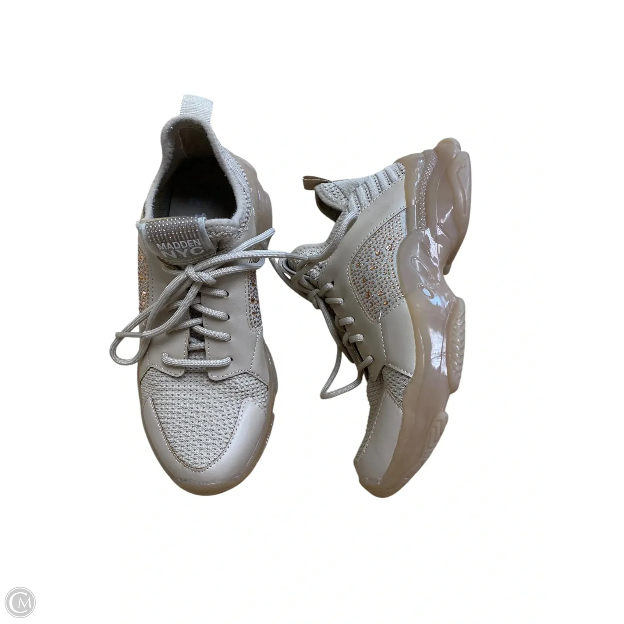 Shoes Sneakers By Madden Nyc In Tan, Size: 7