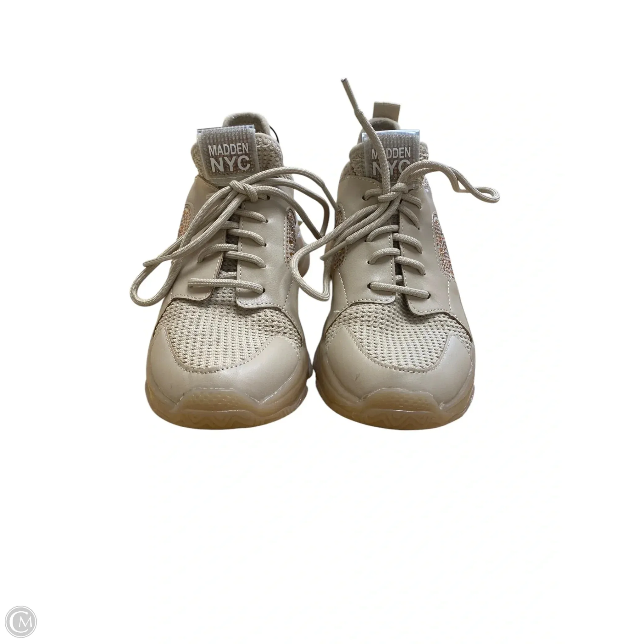 Shoes Sneakers By Madden Nyc In Tan, Size: 7