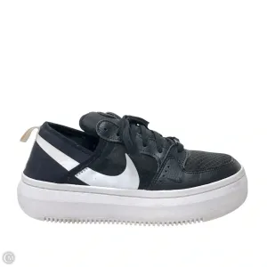 Shoes Sneakers Platform By Nike In Black & White, Size: 9 nike