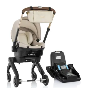 Shyft DualRide Infant Car Seat Stroller Combo with Green & Gentle Fabric - Support