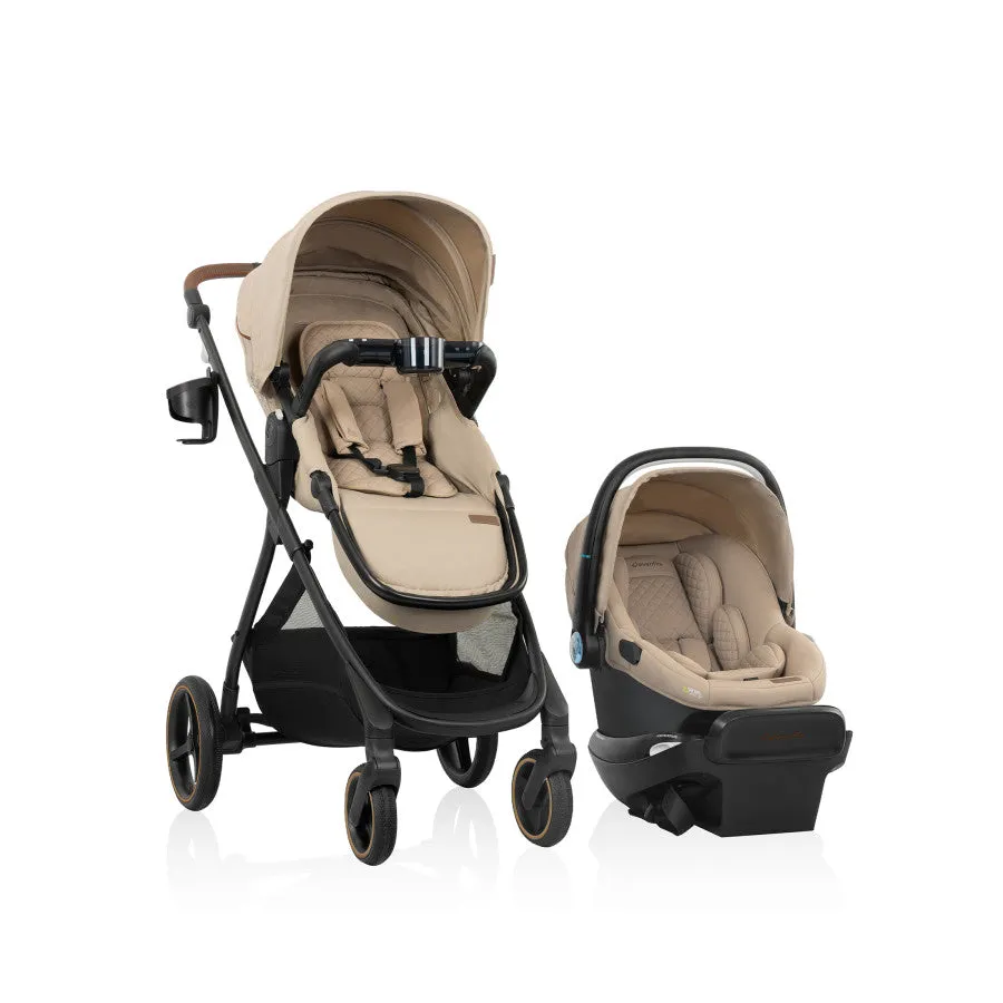Shyft Intuiti  Travel System featuring Revolve180 LiteMax NXT with SensorySoothe Green and Gentle - Support
