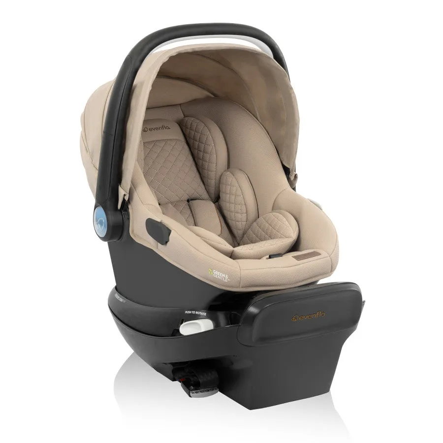 Shyft Intuiti  Travel System featuring Revolve180 LiteMax NXT with SensorySoothe Green and Gentle