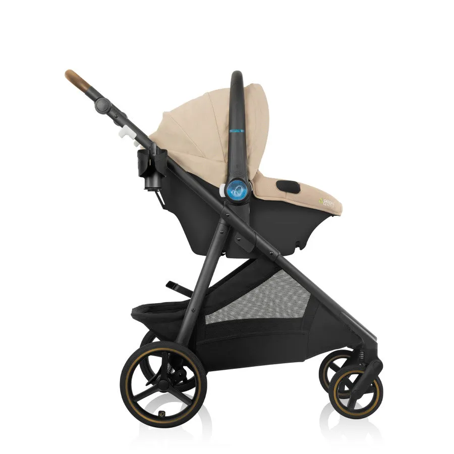 Shyft Intuiti  Travel System featuring Revolve180 LiteMax NXT with SensorySoothe Green and Gentle
