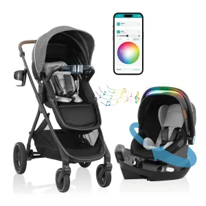 Shyft Intuiti  Travel System featuring Revolve180 LiteMax NXT with SensorySoothe
