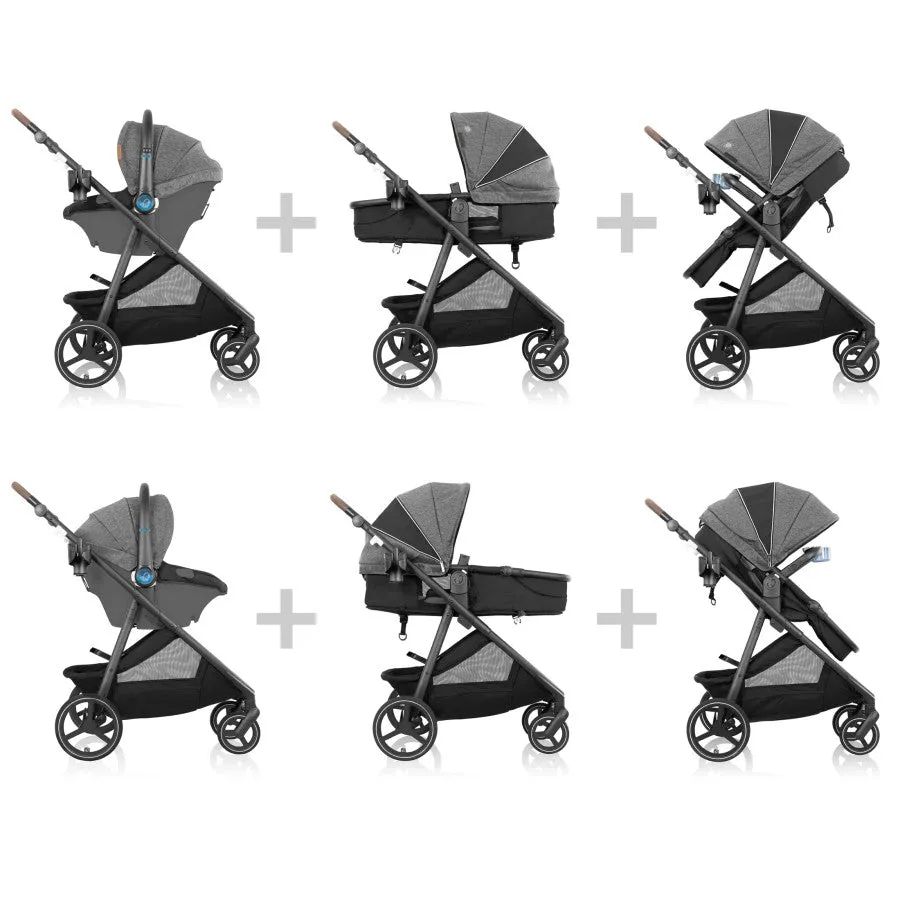 Shyft Intuiti  Travel System featuring Revolve180 LiteMax NXT with SensorySoothe
