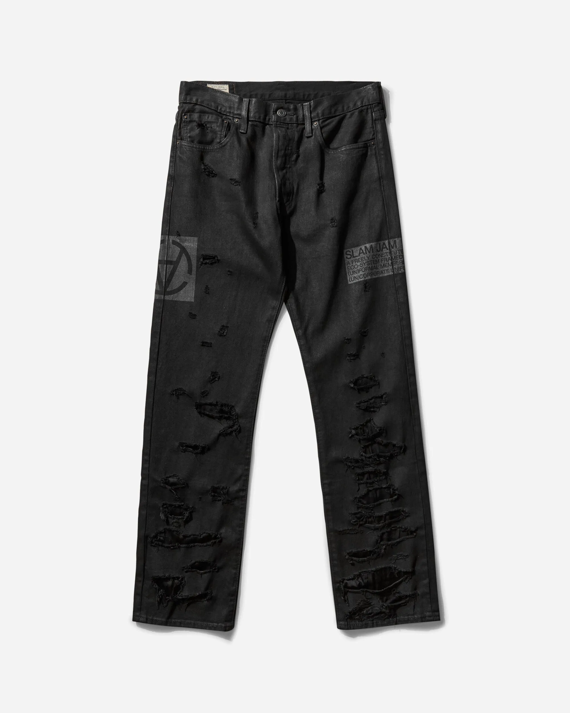 Slam Jam 501? Custom Jeans Black