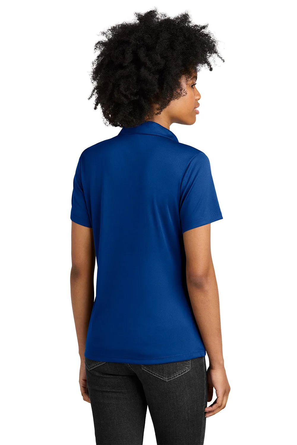 Sport-Tek Womens Competitor Moisture Wicking Short Sleeve Polo Shirt - True Royal Blue