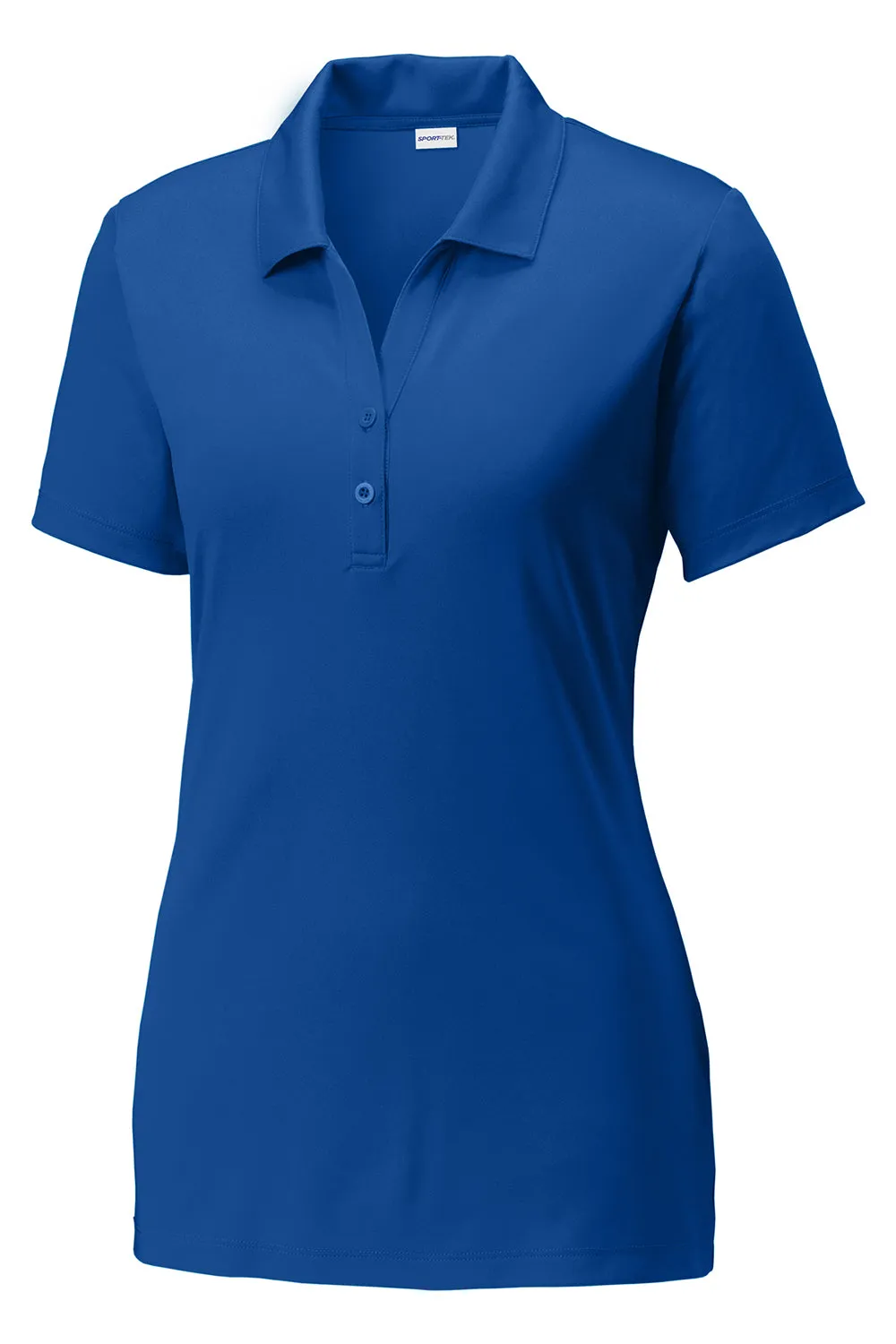 Sport-Tek Womens Competitor Moisture Wicking Short Sleeve Polo Shirt - True Royal Blue