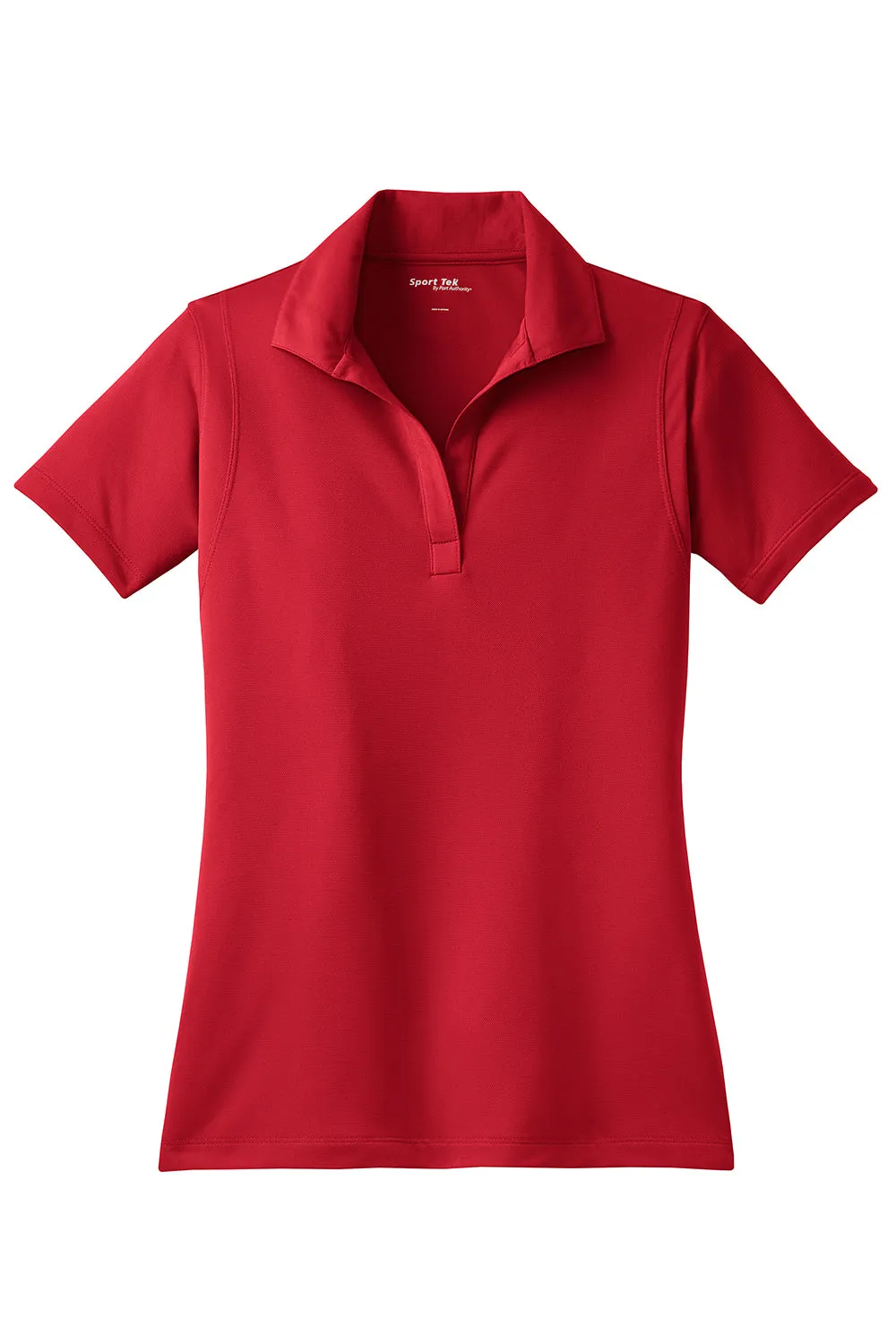 Sport-Tek Womens Sport-Wick Moisture Wicking Short Sleeve Polo Shirt - True Red