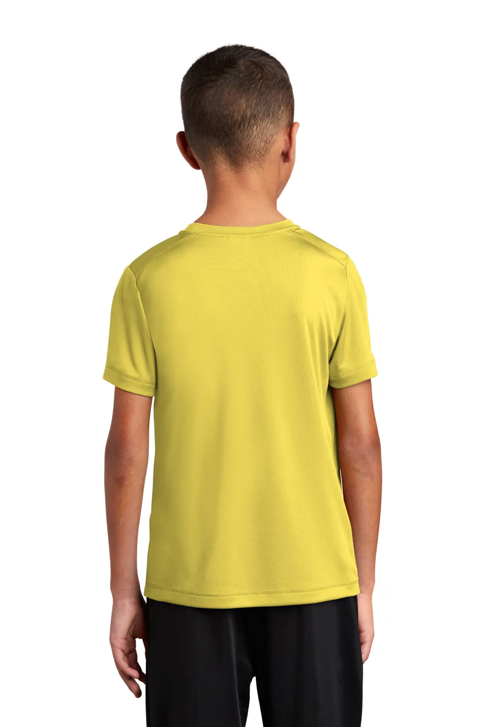 Sport-Tek Youth Moisture Wicking Short Sleeve Crewneck T-Shirt - Yellow