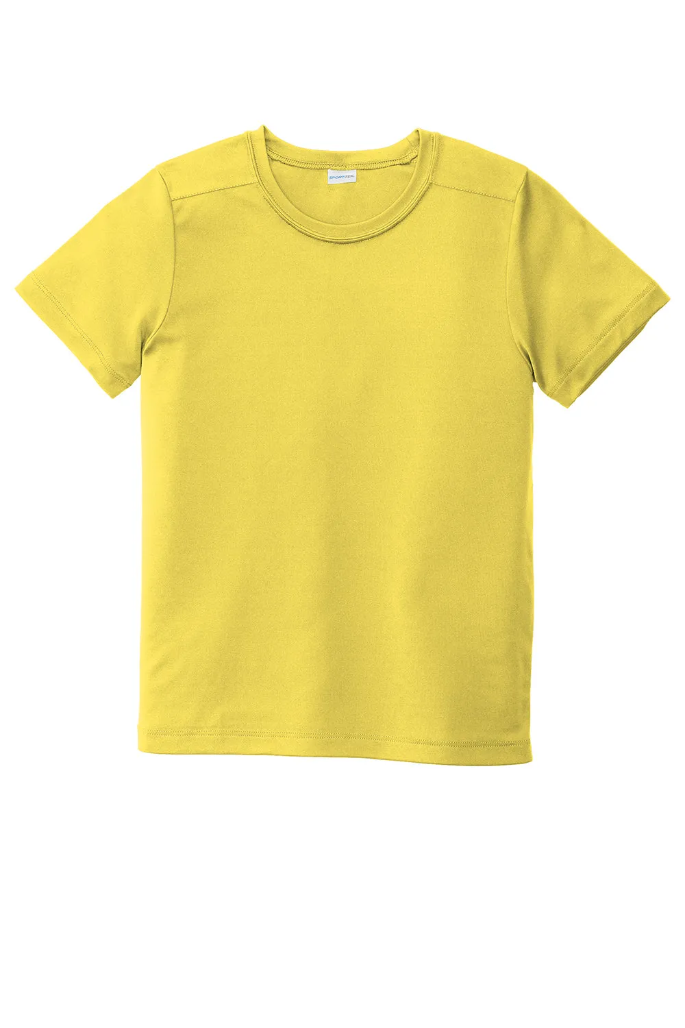 Sport-Tek Youth Moisture Wicking Short Sleeve Crewneck T-Shirt - Yellow