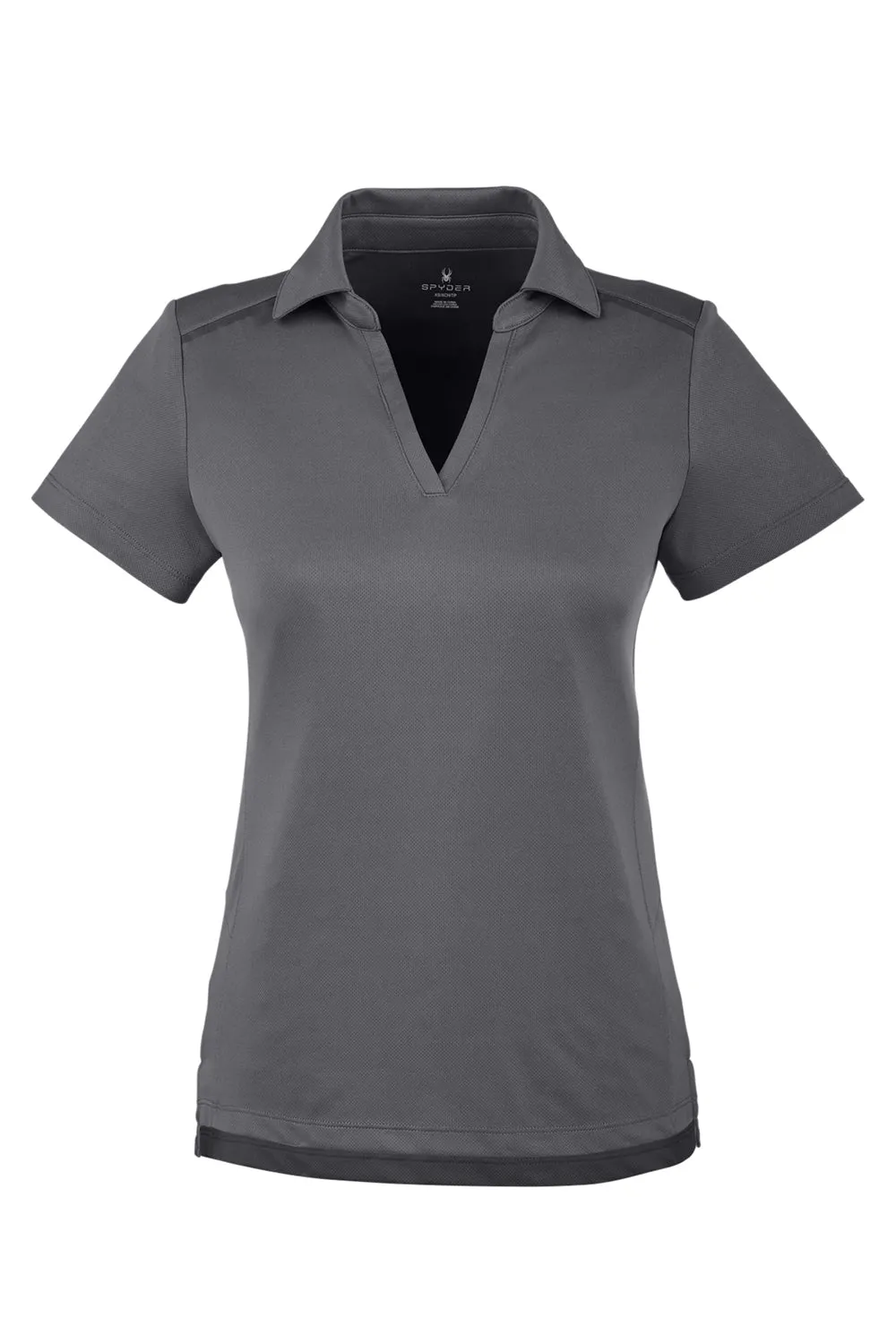 Spyder Womens Freestyle Short Sleeve Polo Shirt - Polar Grey