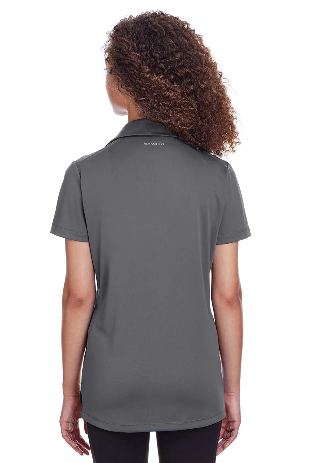 Spyder Womens Freestyle Short Sleeve Polo Shirt - Polar Grey
