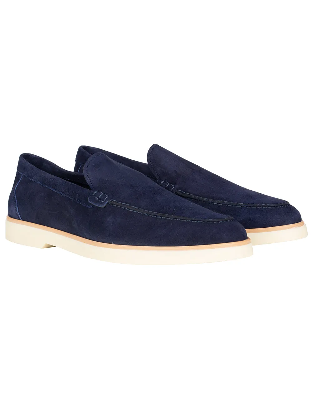 Suede Loafer Navy
