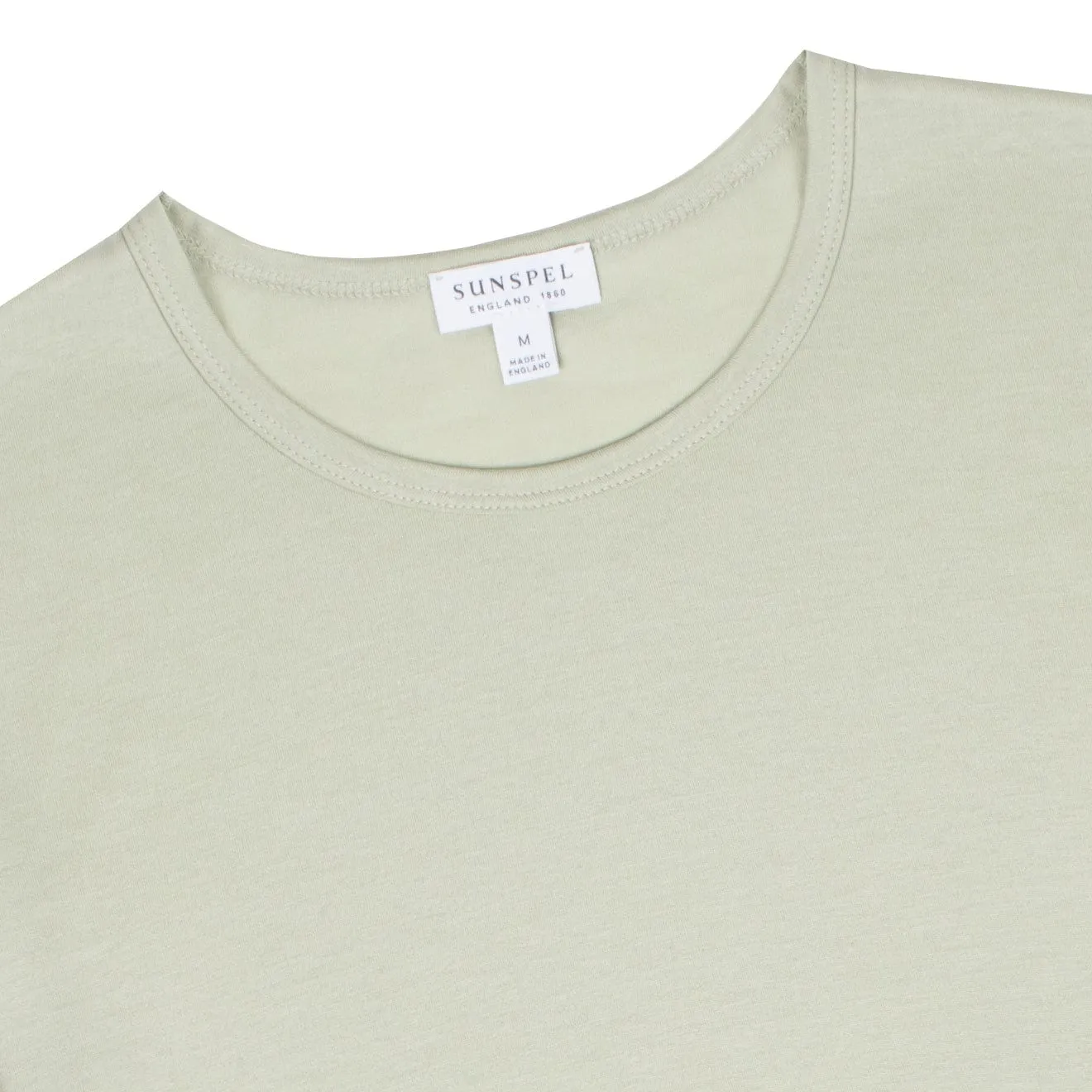 Sunspel Womens Classic T-Shirt Pistachio