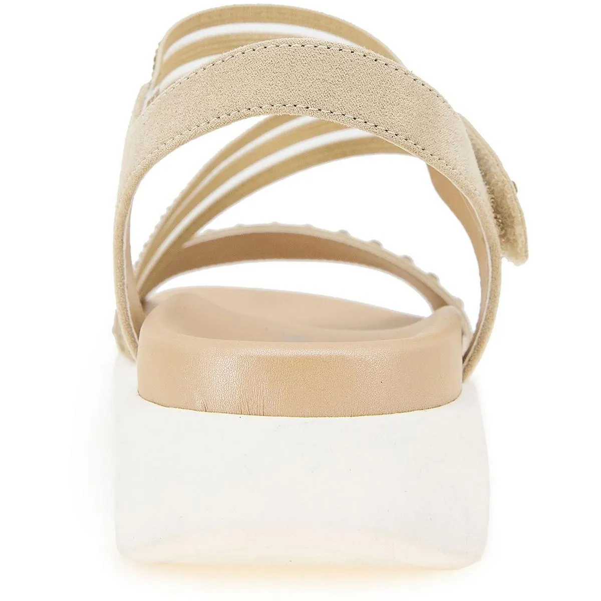 Taryn Womens Faux Suede Rhinestone Slingback Sandals