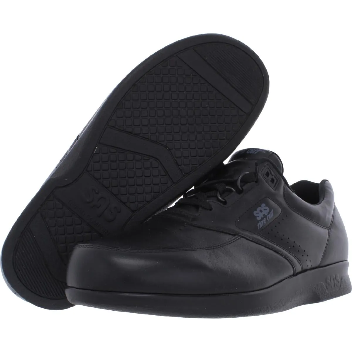 Time Out Mens Faux Leather Casual Walking Shoes