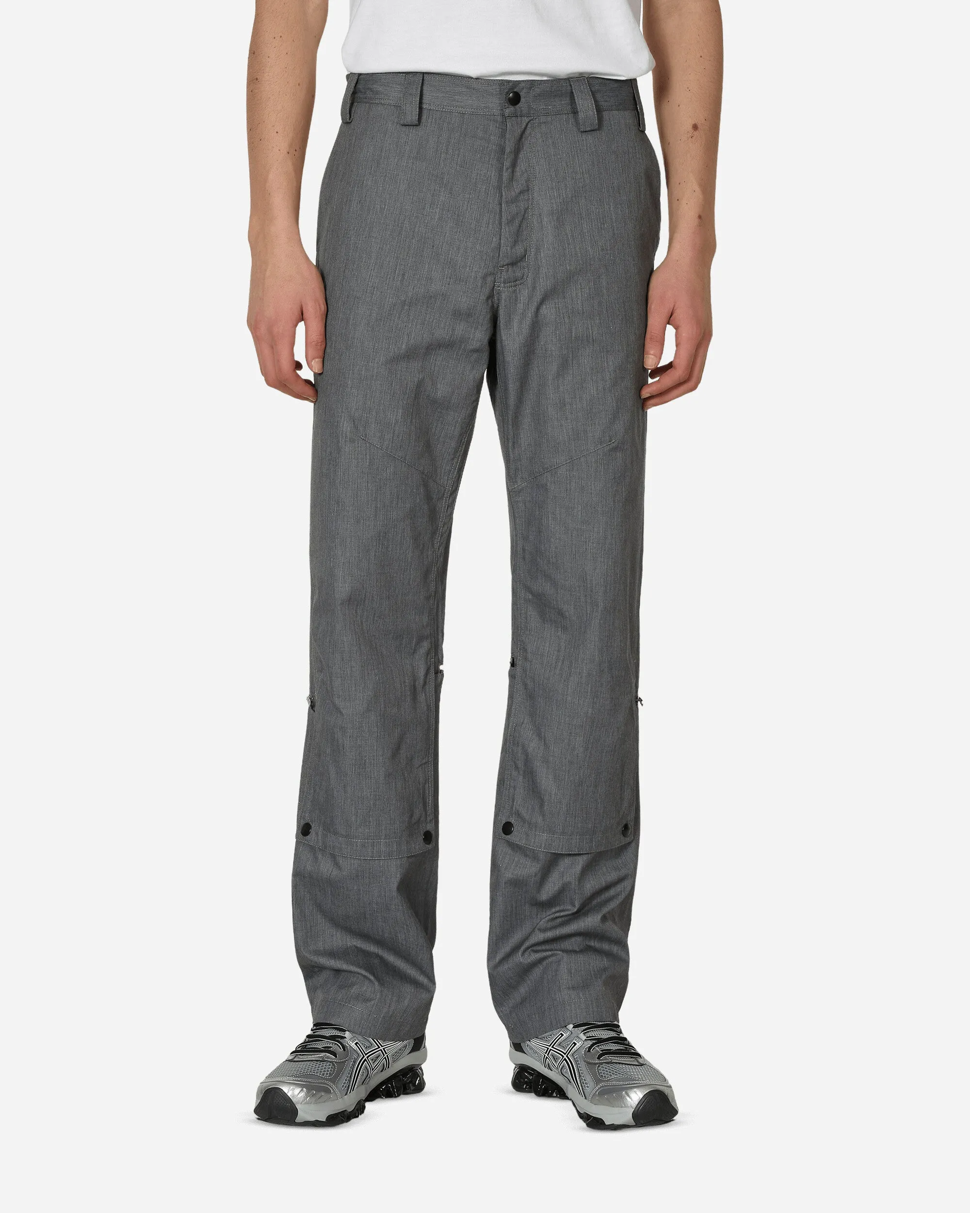 Tonino Utility Trousers Grey Melange