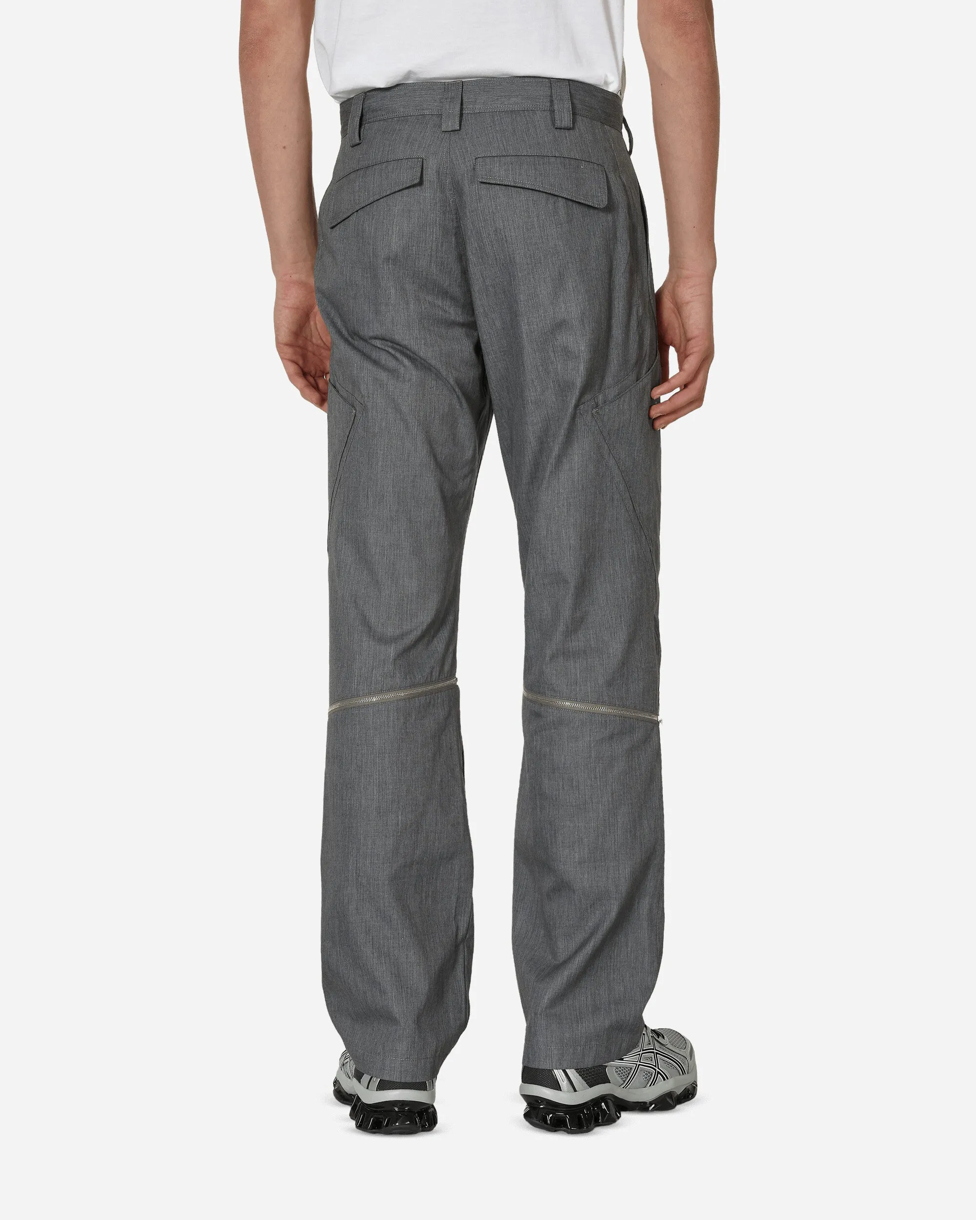 Tonino Utility Trousers Grey Melange