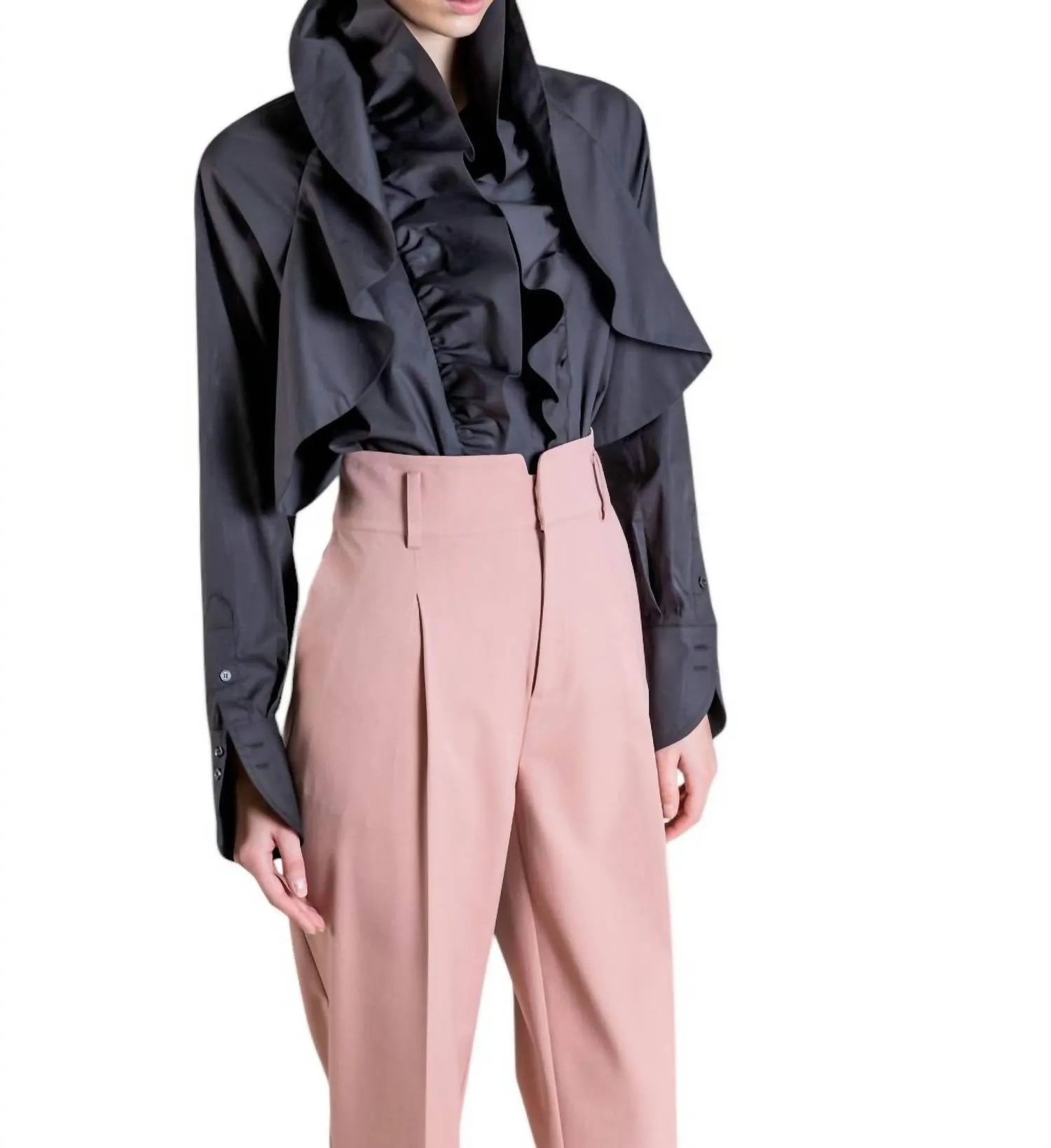 Trouser Pant In Pale Pink