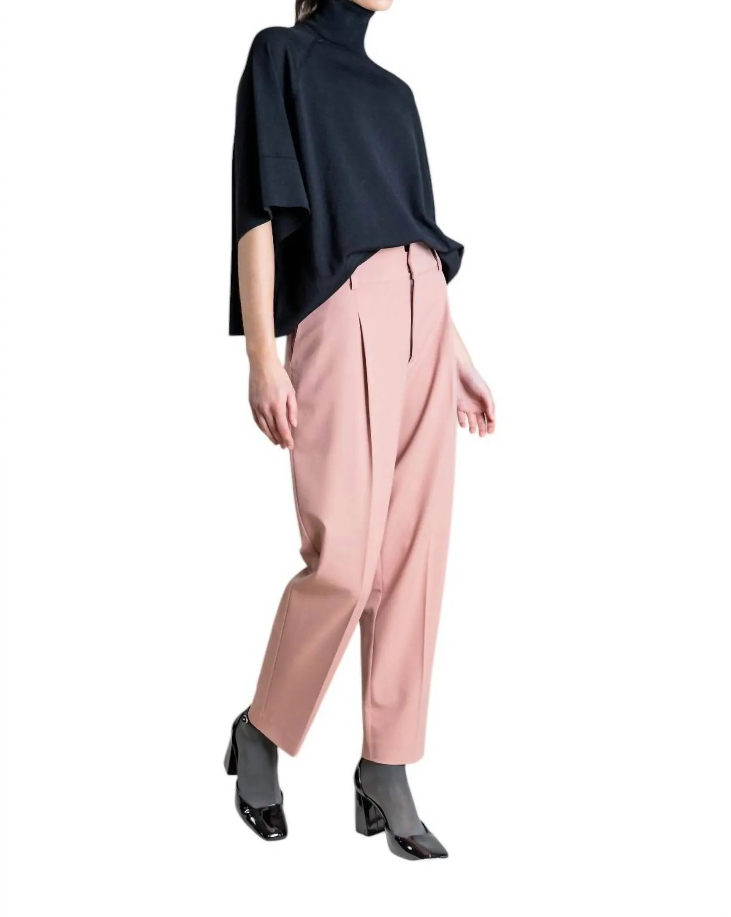Trouser Pant In Pale Pink