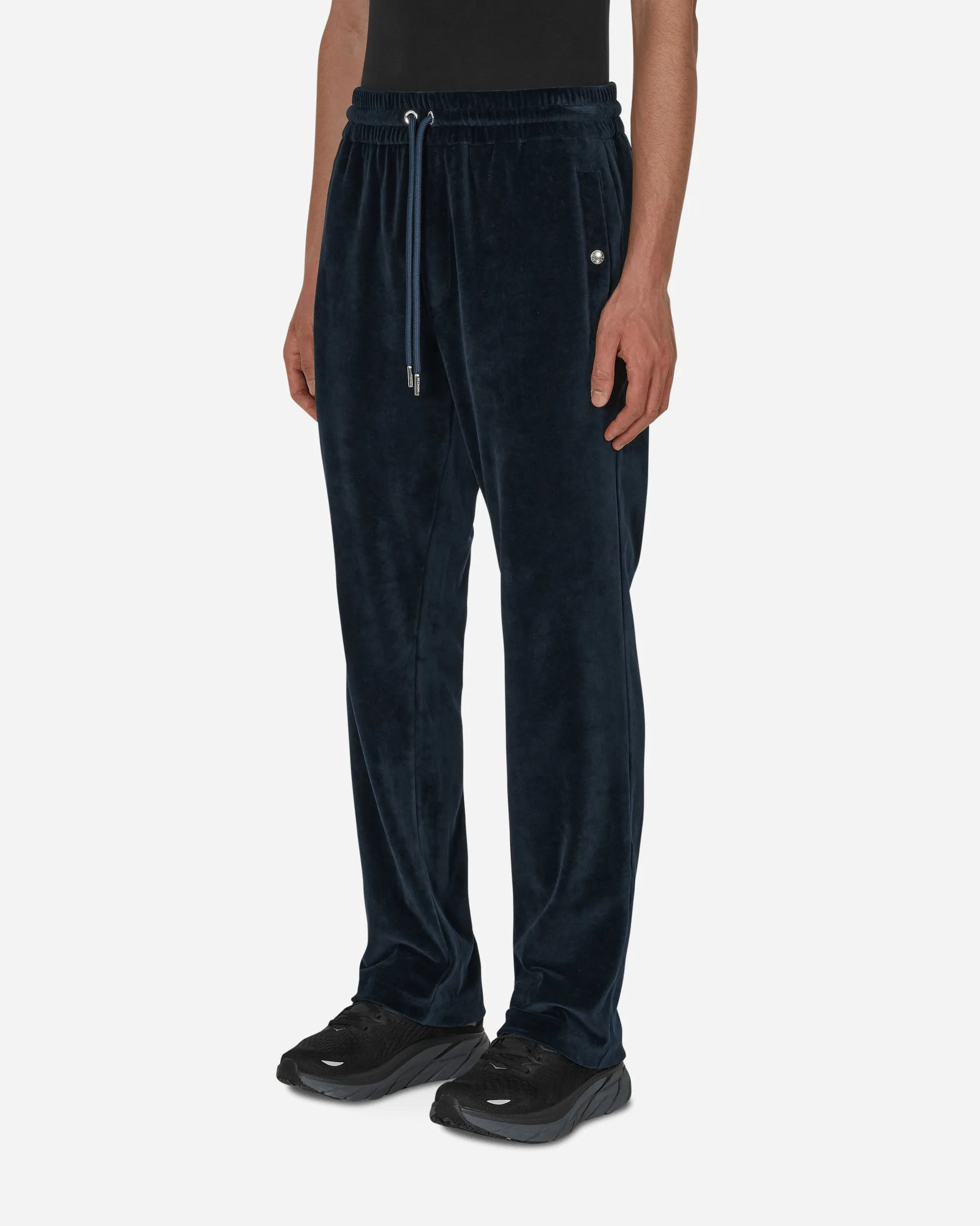 Velvet Sweatpants Blue