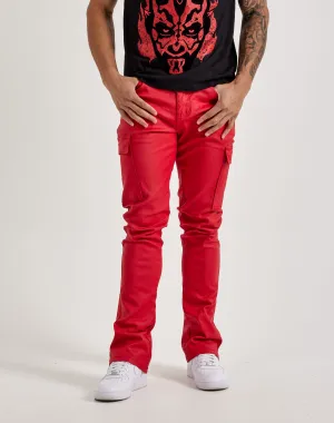 WAIMEA Stacked Coated Cargo Pants