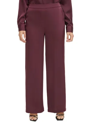 Womens Comfort Waist Wide Leg Pants
