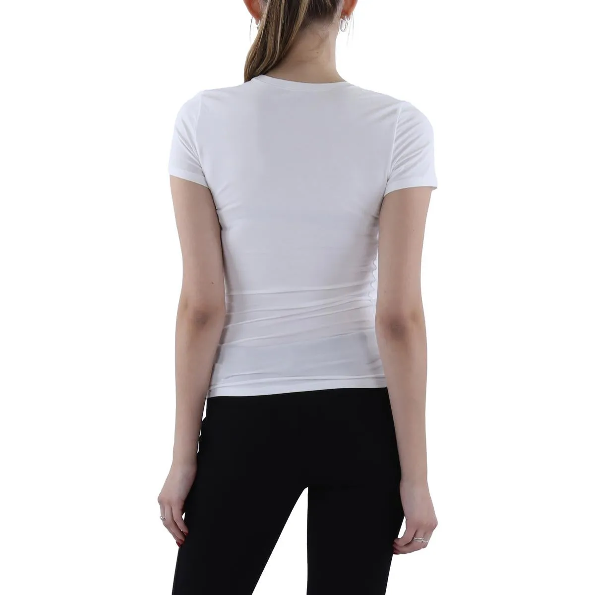 Womens Cotton Blend Short Sleeve T-Shirt