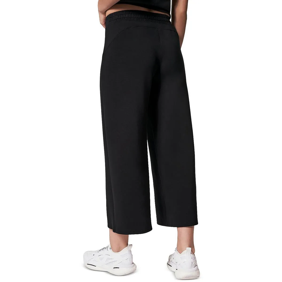Womens Cropped Wide Leg Cropped Pants