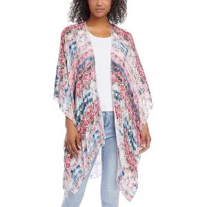Womens Flutter Sleeves Casual Open Front