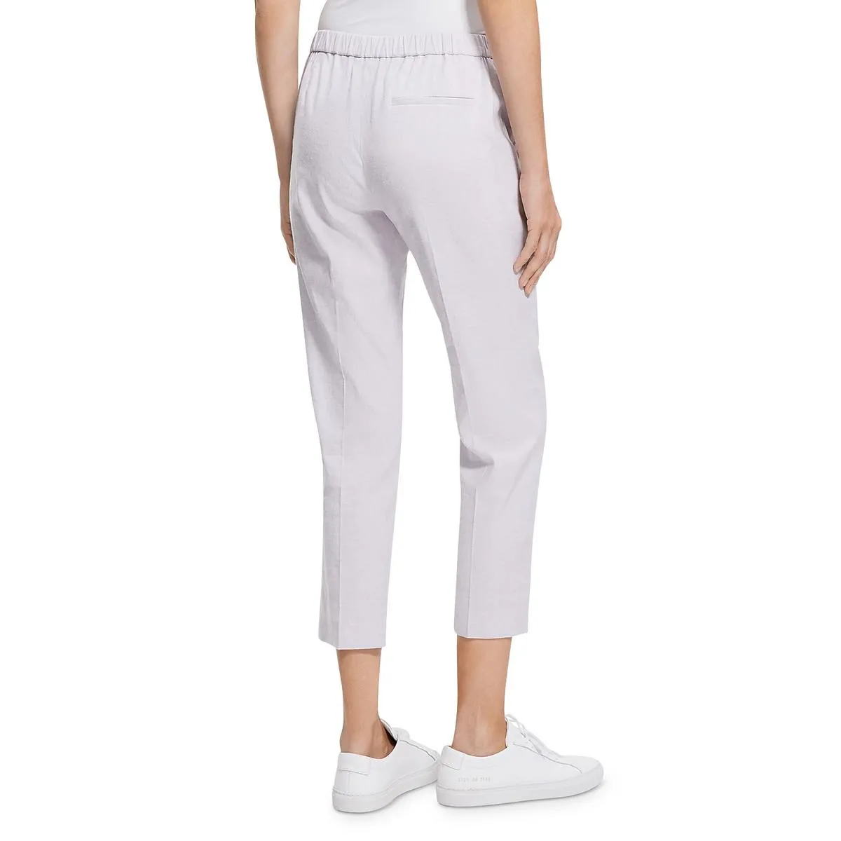 Womens High Rise Stretch Cropped Pants