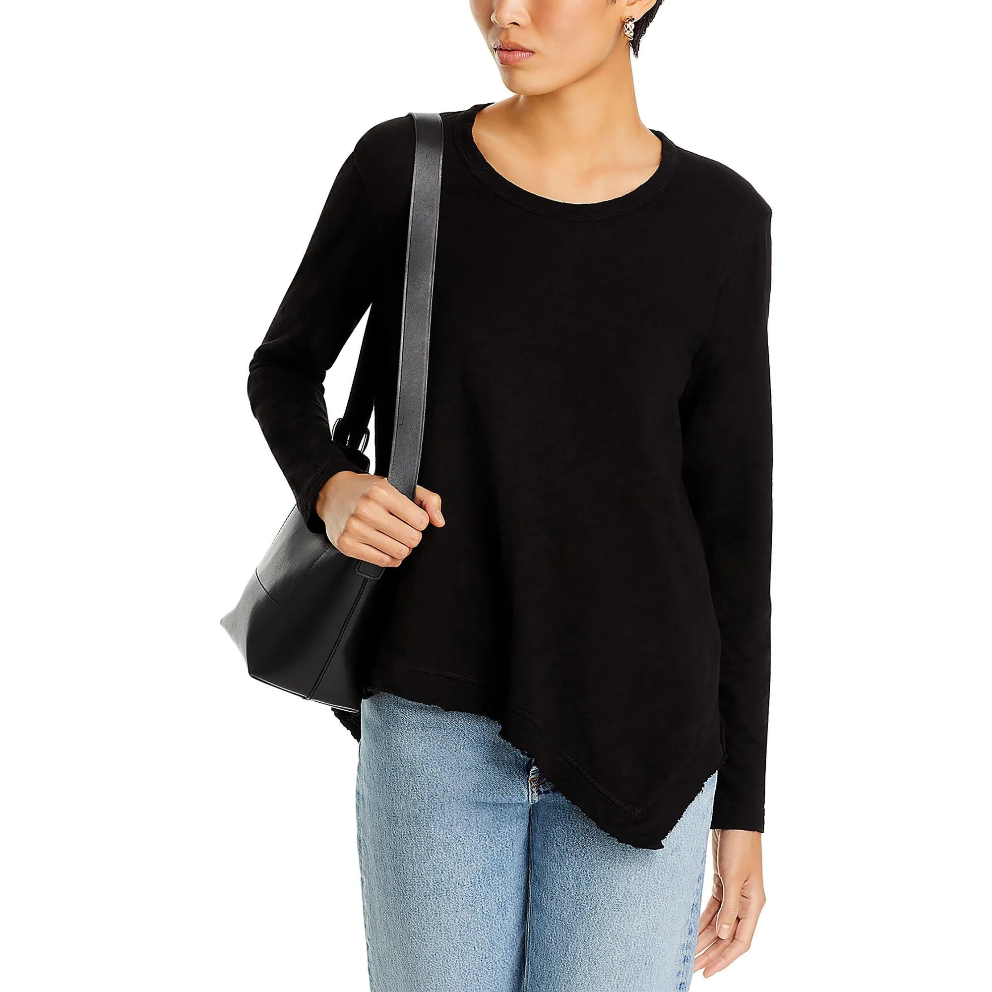 Womens Slub Crewneck T-Shirt